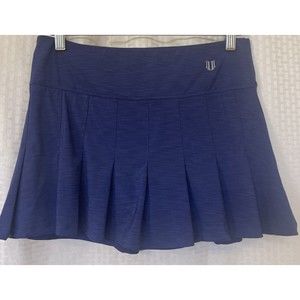 Eleven by Venus Williams Pleated Skirt Skort Golf Tennis Medium Blue